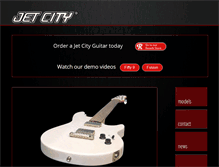 Tablet Screenshot of jetcityguitar.com